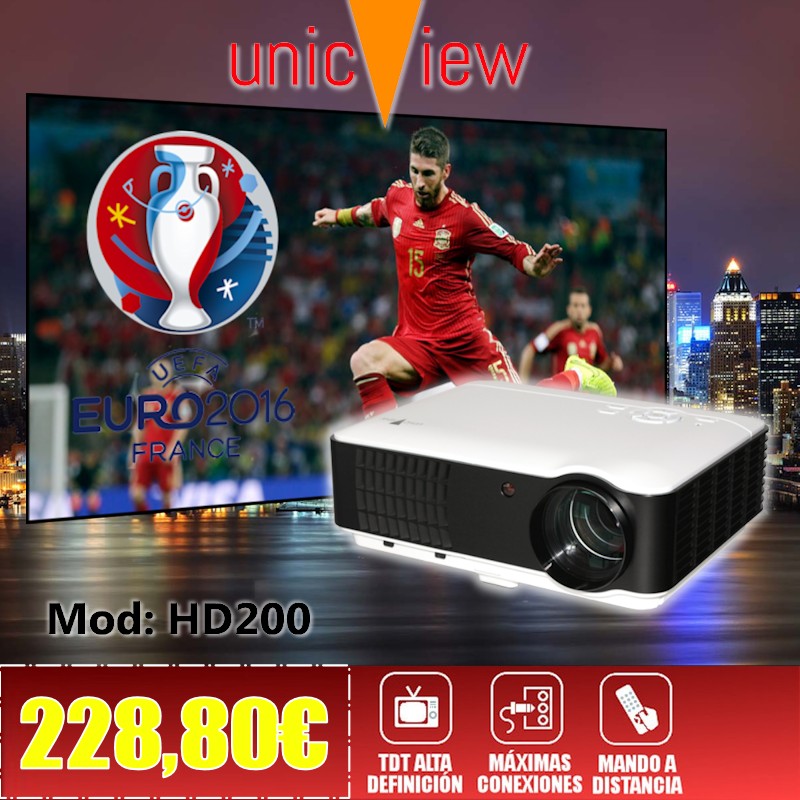 proyector con tdt unicview hd200