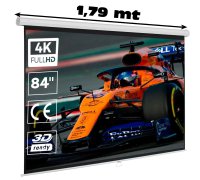 Pantalla de proyección manual de 84" (REACONDICIONADA) Pantalla de proyección manual de 84" (REACONDICIONADA)