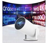 Unicview F8+ ( DLP, 1650 ANSI, 3D, Android 9.0, FULLHD, 4K sopor > Tipos de  proyector > Proyectores para cine en casa