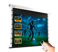 Pantalla de proyeccion eléctrica tensionada 106" 16:9 Pantalla de proyeccion eléctrica tensionada 106" 16:9