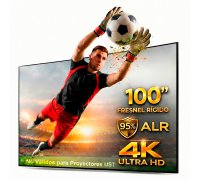 Pantalla de Proyección Fresnel Rígida 100” ALR NO UST Pantalla de Proyección Fresnel Rígida 100” ALR NO UST