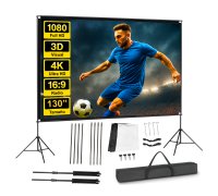 Pantalla de proyección portátil 130" 16:9 Pantalla de proyección portátil 130" 16:9